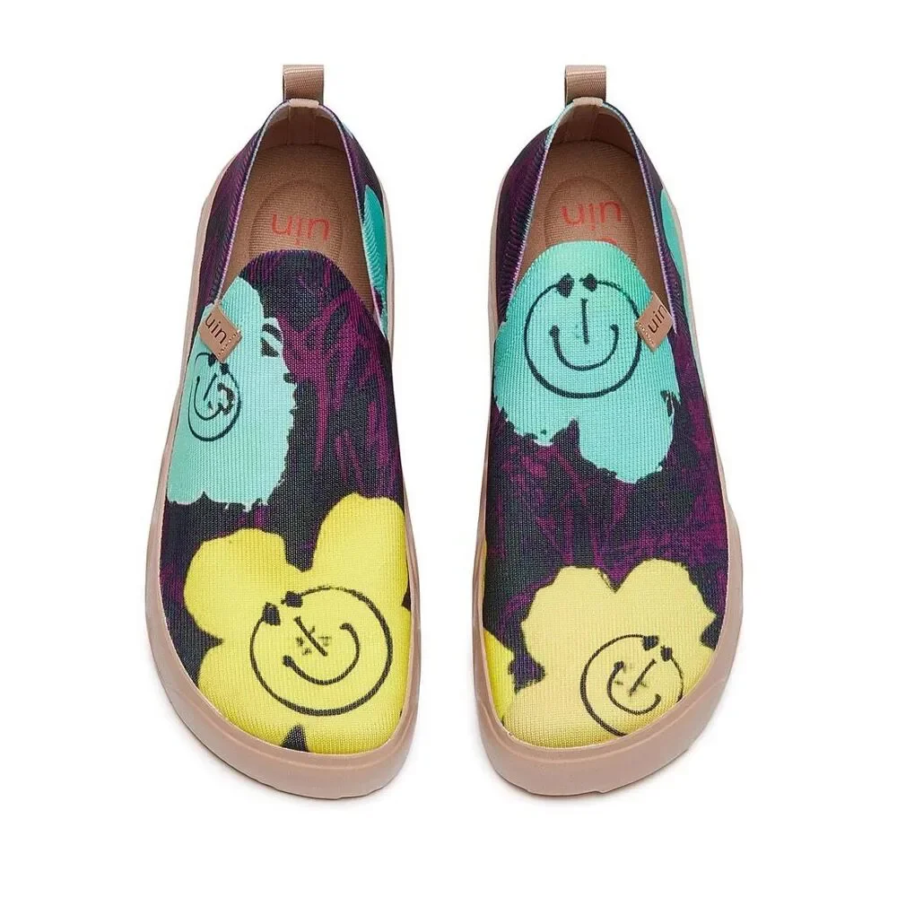 UIN Women's Travel Shoes Slip On Loafers Fuerteventura (Summer Lush 2)133